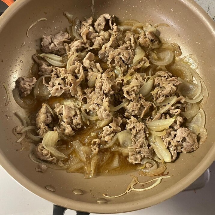 簡単牛丼の具